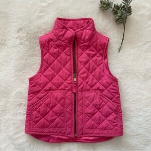 Crewcuts | EUC - Pink Zip Vest - Size 2